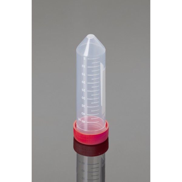 TUBE A CENTRIFUGER A FOND CONIQUE EN PP 50 ML