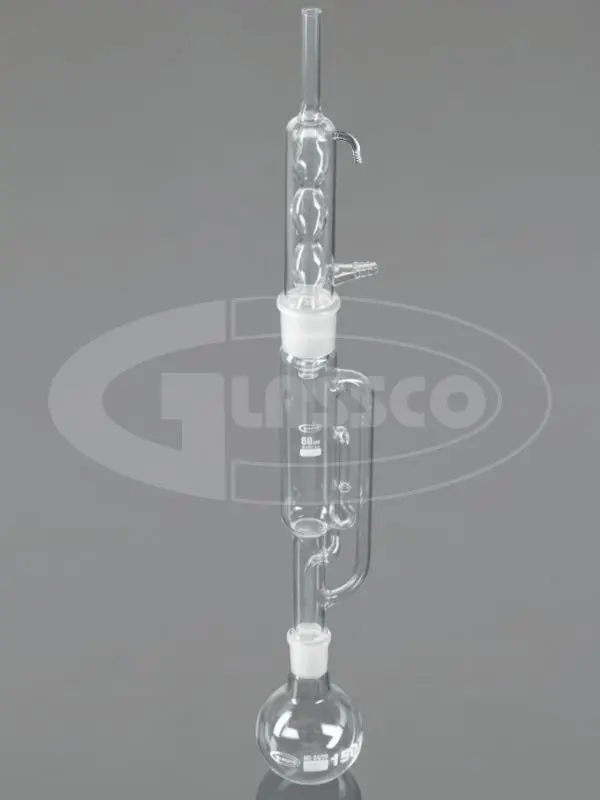 SOXHLET EXTRACTEUR 500ml, 60/46, 29/32, ballon 1000ml