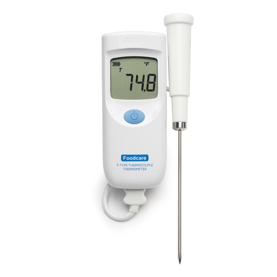Thermomètre compact étanche à thermocouple type T