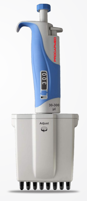 MICROPIPETTE MULTI CANAUX PROCAPMED X 8 CANAUX