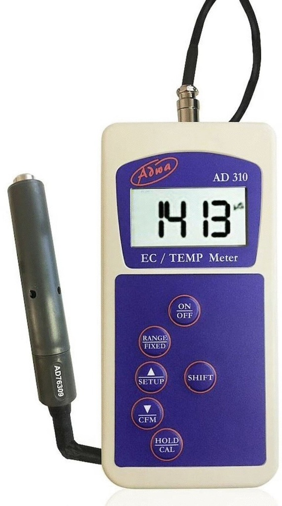 Conductimètre Portable professionnel EC/TEMP avec GLP