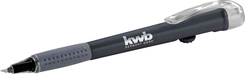 Couteau de précision (lame de scalpel 30°, manche caoutchouté) KWB