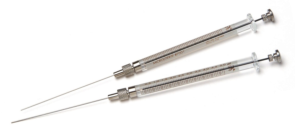 MICROSERINGUE Microlitre KH à zéro volume mort 0,5µL