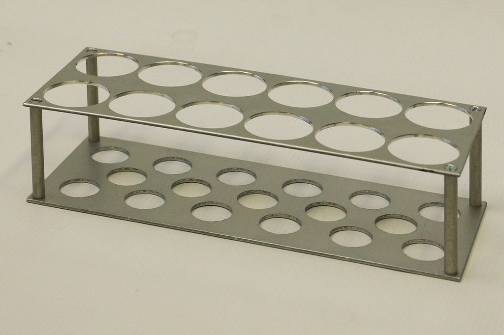 Portoir pour tubes pour lames immergées, 2×6 positions, Ø 32 mm
