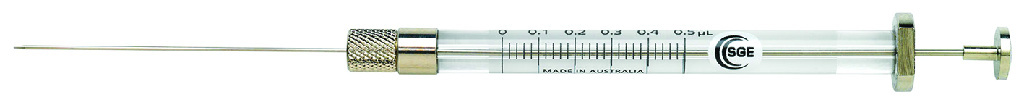MICROSERINGUE Nanovolume avec piston dans l'aiguille 1µL