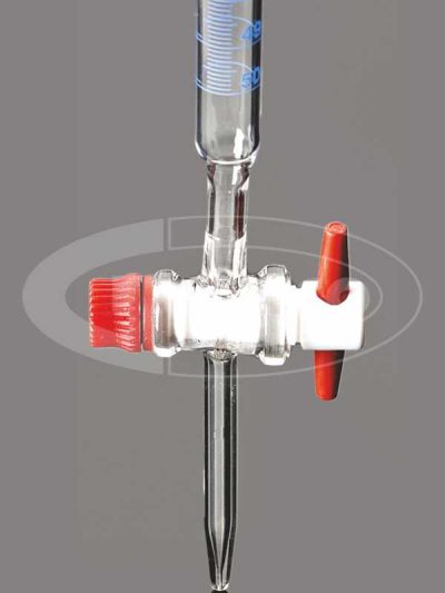 BURETTE AVEC ROBINET EN VERRE CLASSE AS