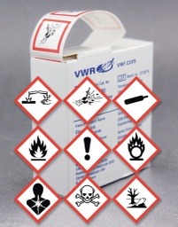 [VWR116-0279] Étiquettes de sécurité GHS03