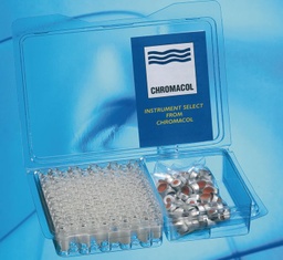 [VWR548-1299] FLACON A SERTIR 2ML AVEC JOINT PREPERCE EN SILICONE BLEU