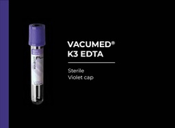 [42112] VACUMED 13x75mm K3 EDTA x 4 ml violet cap